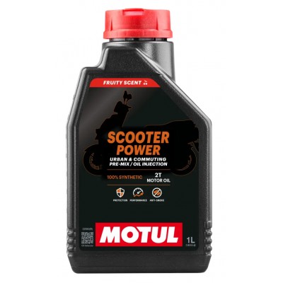 Olio Miscela MOTUL Scooter Power 2T 100% Sintetico Estere 1L