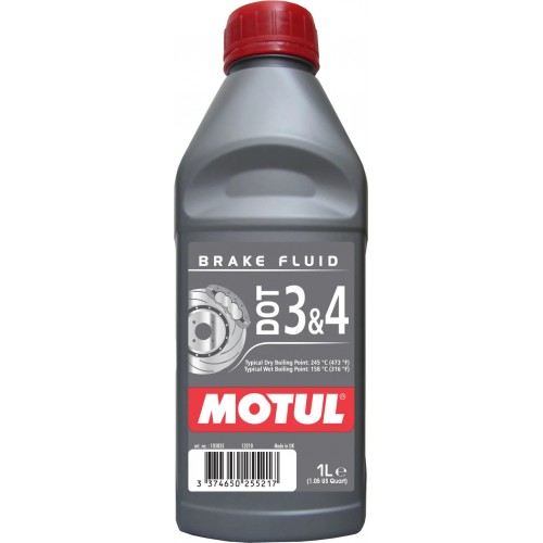 Liquido Freni e Frizioni MOTUL DOT 3&4 Sintetico Universale 1L