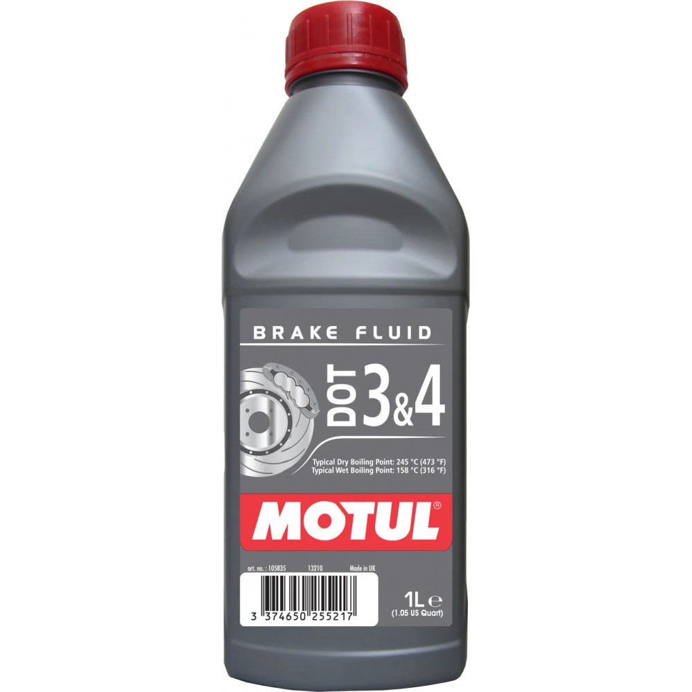 Liquido Freni e Frizioni MOTUL DOT 3&4 Sintetico Universale 1L