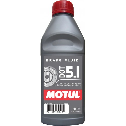 Liquido Freni MOTUL DOT 5.1 Sintetico Long Life per ABS ESP 1L