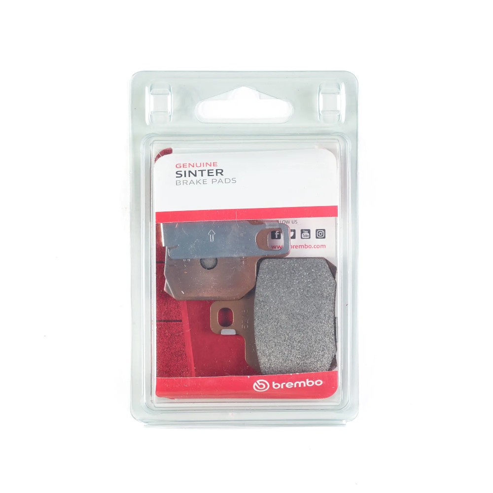 Pastiglie Freno Posteriore BREMBO 07BB209A Genuine Sinter Piastra Anticalore
