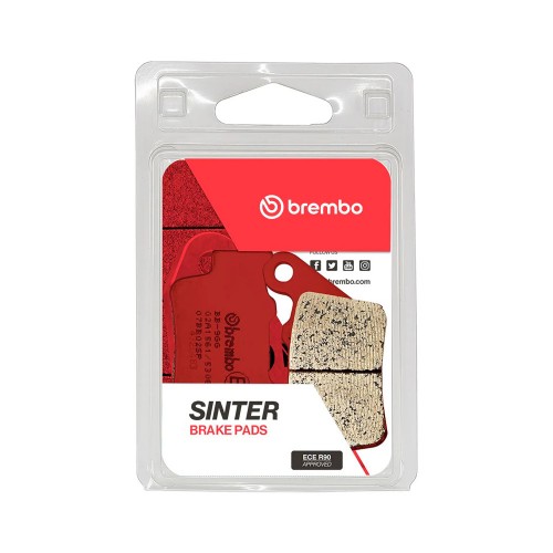 Pastiglie Freno Posteriore BREMBO 07BB02SP Sinterizzate Rosse