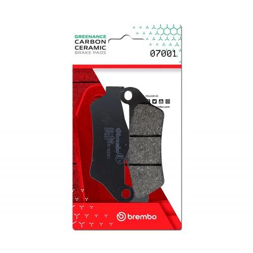 Pastiglie Freno Anteriore BREMBO 07001 Carbon Ceramic