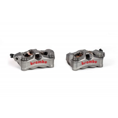Kit Pinze Freno Anteriori BREMBO STYLEMA Radiali Monoblocco 100mm Titanio