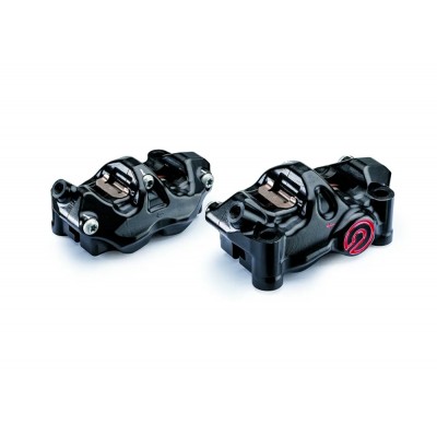 Kit Pinze Freno Anteriori BREMBO RACING .484 Café Racer Radiali CNC 100mm Nero