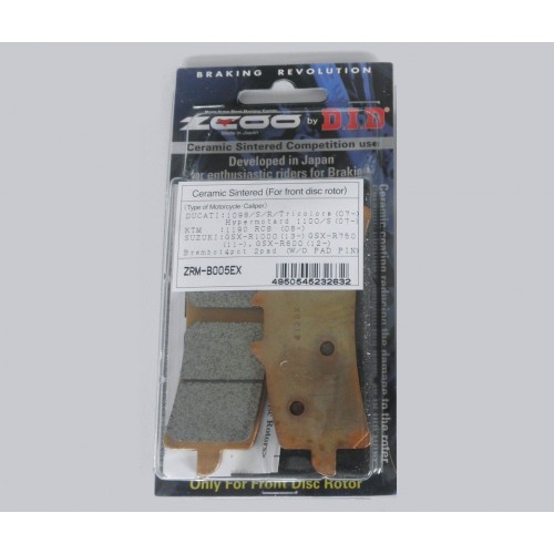 ZCOO B005 EX - COPPIA PASTIGLIE FRENO ANTERIORE