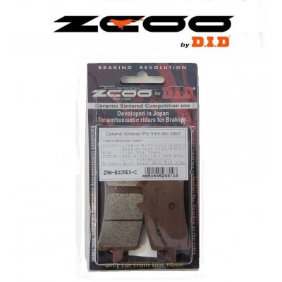 ZCOO B005 EXC - COPPIA PASTIGLIE FRENO ANTERIORE