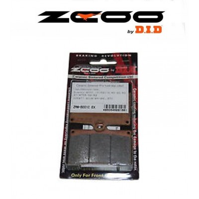 ZCOO B001 EXC - COPPIA PASTIGLIE FRENO ANTERIORE