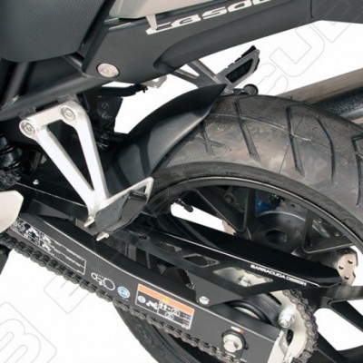 BARRACUDA PARAFANGO POSTERIORE NERO OPACO per HONDA CB 500 X 2014 / 2018 - CB 500 F 2013 / 2017 - CBR 500 R 2014 / 2021