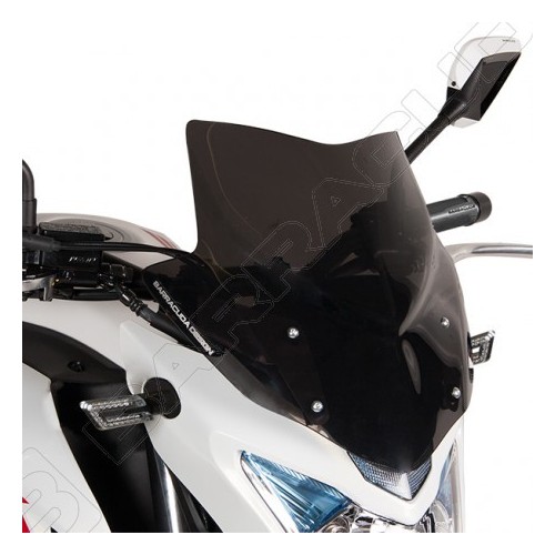 BARRACUDA CUPOLINO AEROSPORT FUME' SCURO per HONDA CB 500 F 2013 2014 2015