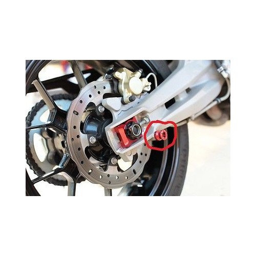Evotech Nottolini cavalletto passo M6 Yamaha Nero