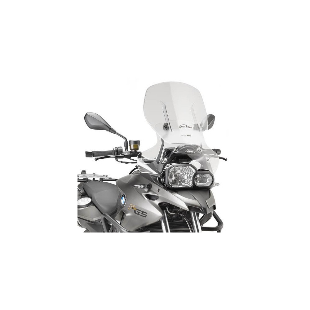 GIVI CUPOLINO PARABREZZA AIRFLOW TRASPARENTE CON ATTACCHI PER BMW F 700 GS 2013 / 2017