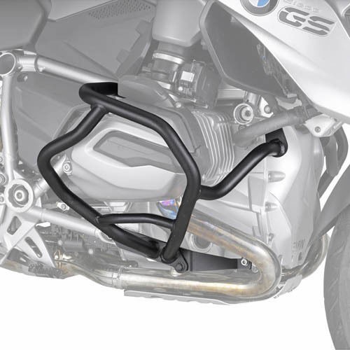 GIVI PARAMOTORE TUBOLARE NERO + Kit attacco PER BMW R 1200 GS 2016 / 2018 - R 1200 R - R 1200 RS 2015 / 2018