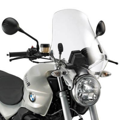 GIVI PARABREZZA CUPOLINO TRASPARENTE + KIT ATTACCHI A147A PER BMW R 1200 R 2006 / 2010