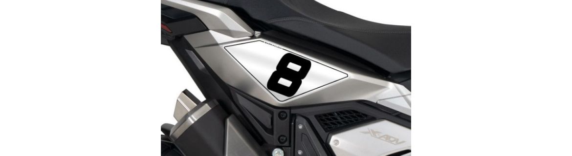 Vendita Portanumero e numeri adesivi per Honda X-ADV 750 2025